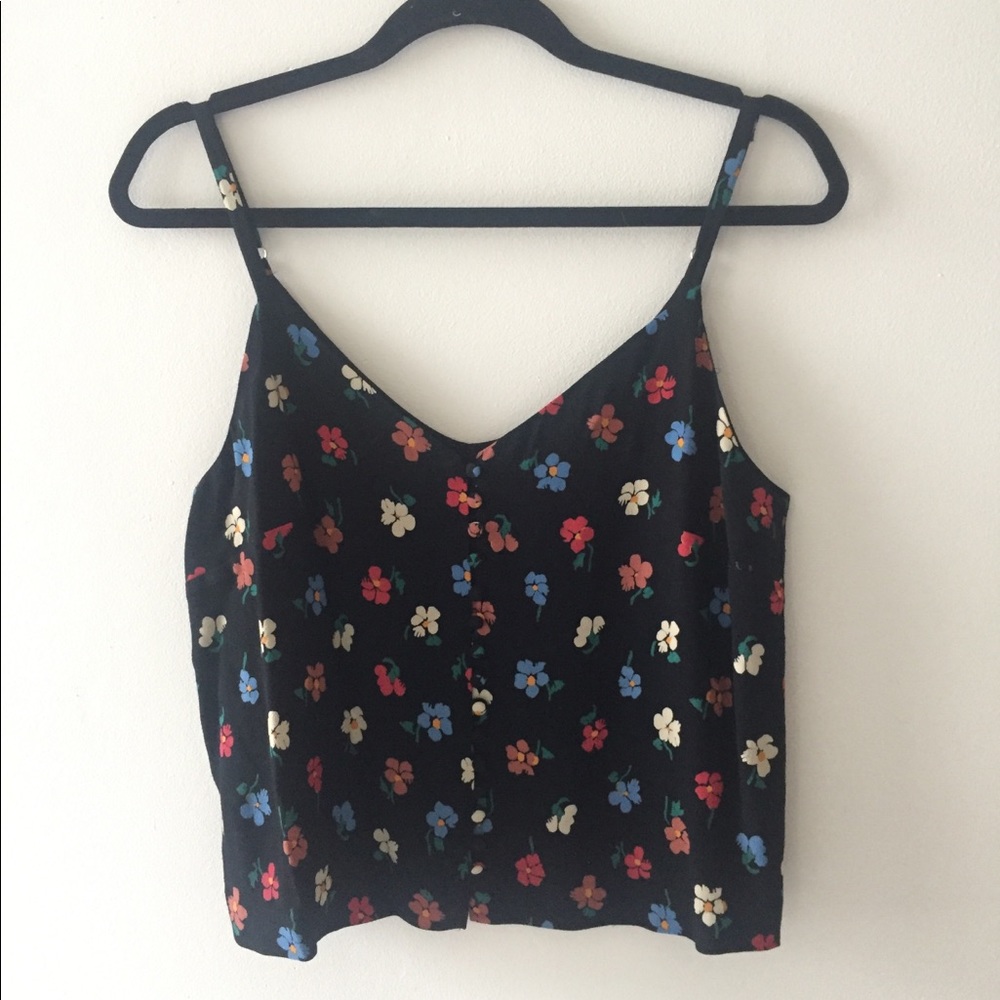 Madewell flower tank top